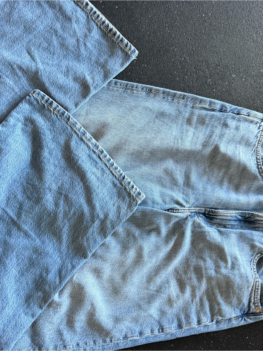 Women's wide leg denim